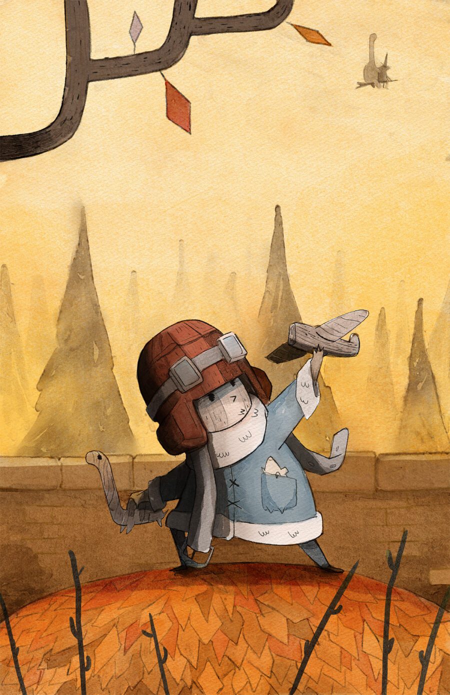Little press evasive maneuvers illustration submission.